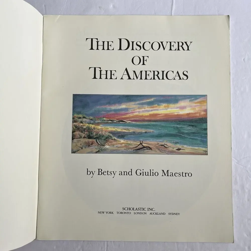 Set Of 2 Educational Books Atlas Of Exploration And Discovery Of The Americas